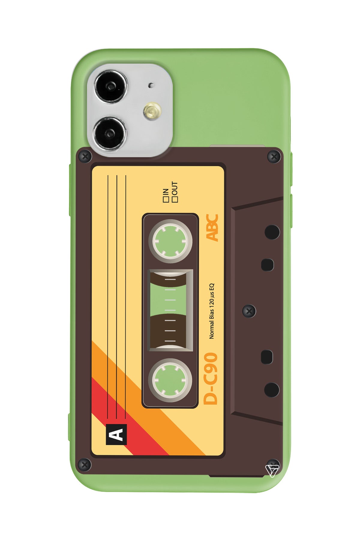 Awesome Kaset Lansman Model İçi Kadife Silikon Telefon Kılıfı