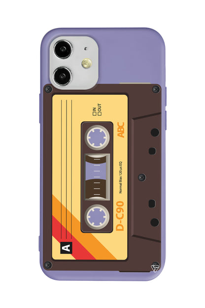 Awesome Kaset Lansman Model İçi Kadife Silikon Telefon Kılıfı