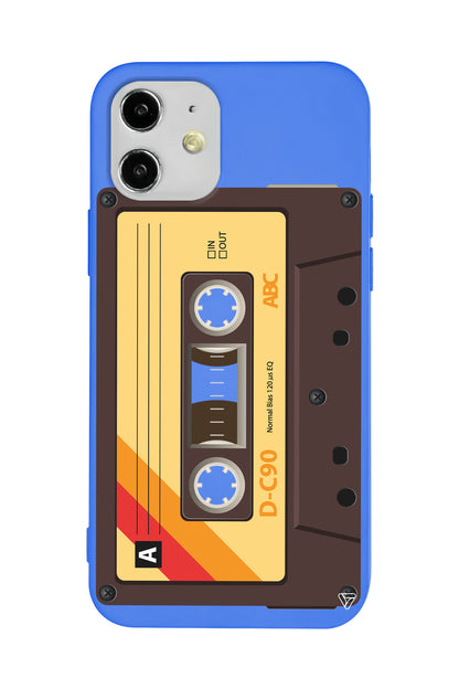 Awesome Kaset Lansman Model İçi Kadife Silikon Telefon Kılıfı