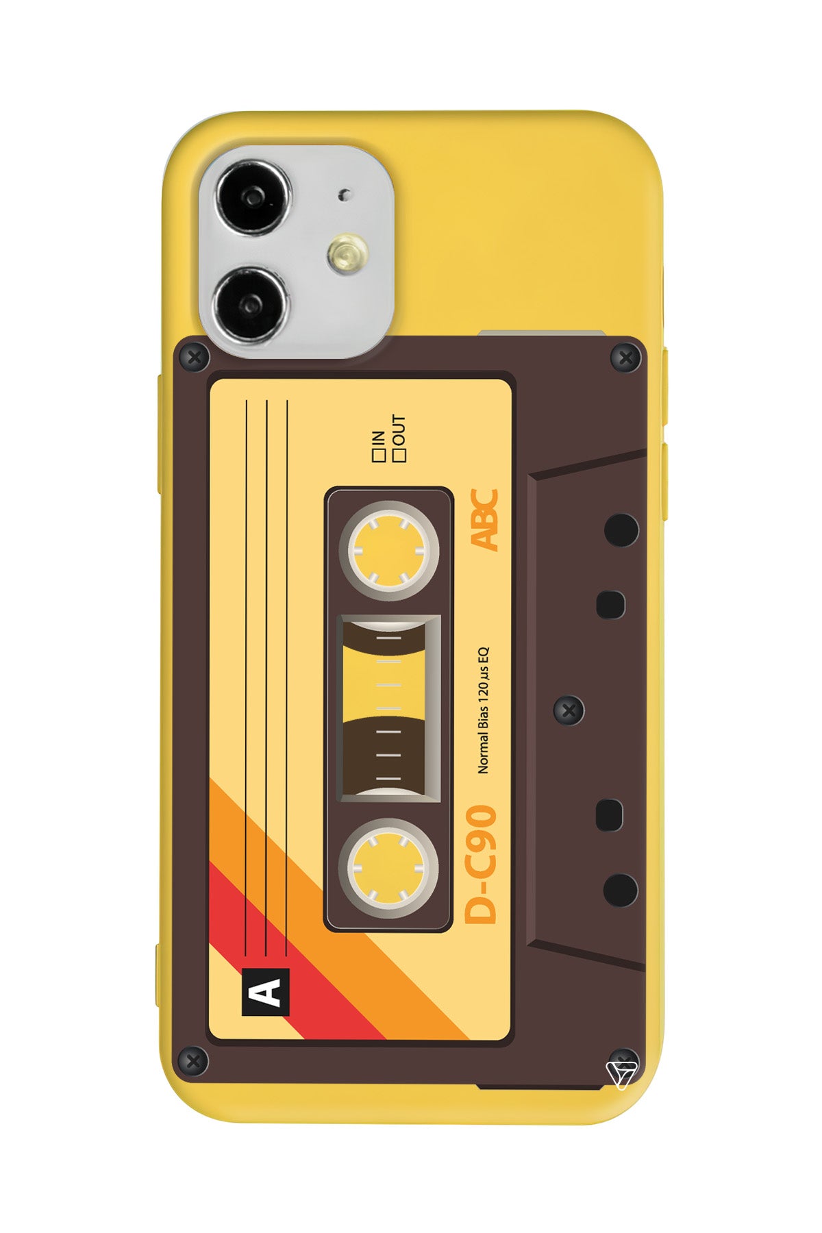 Awesome Kaset Lansman Model İçi Kadife Silikon Telefon Kılıfı