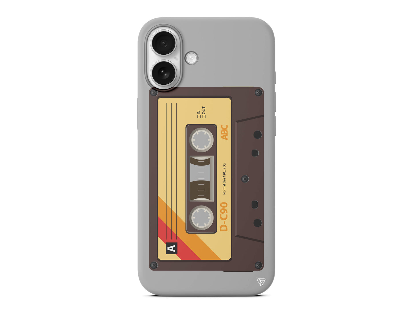 Awesome Kaset Lansman Model İçi Kadife Silikon Telefon Kılıfı