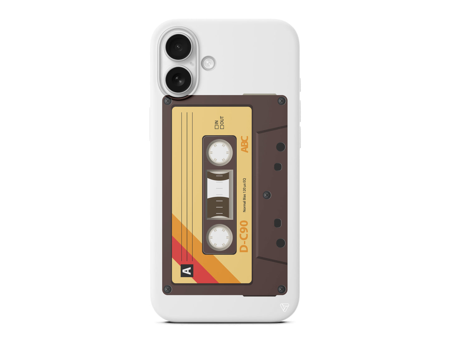 Awesome Kaset Lansman Model İçi Kadife Silikon Telefon Kılıfı