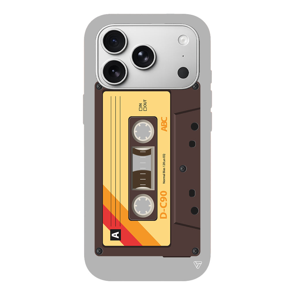 Awesome Kaset Lansman Model İçi Kadife Silikon Telefon Kılıfı