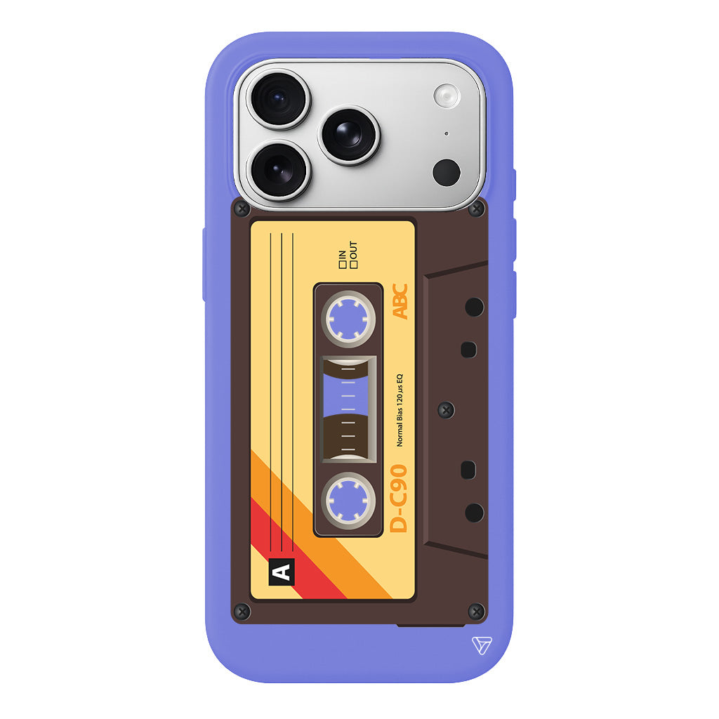 Awesome Kaset Lansman Model İçi Kadife Silikon Telefon Kılıfı