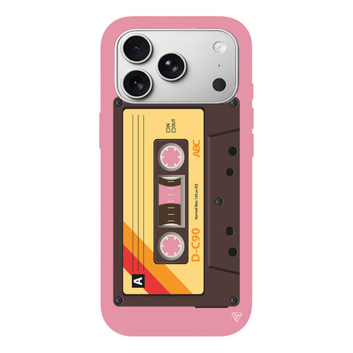 Awesome Kaset Lansman Model İçi Kadife Silikon Telefon Kılıfı