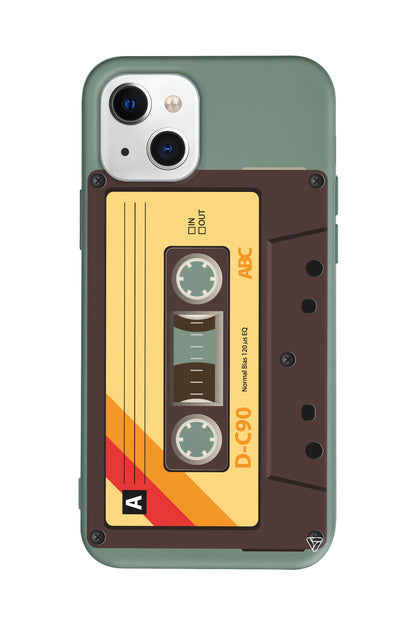 Awesome Kaset Lansman Model İçi Kadife Silikon Telefon Kılıfı