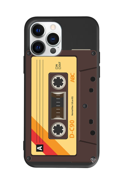 Awesome Kaset Lansman Model İçi Kadife Silikon Telefon Kılıfı