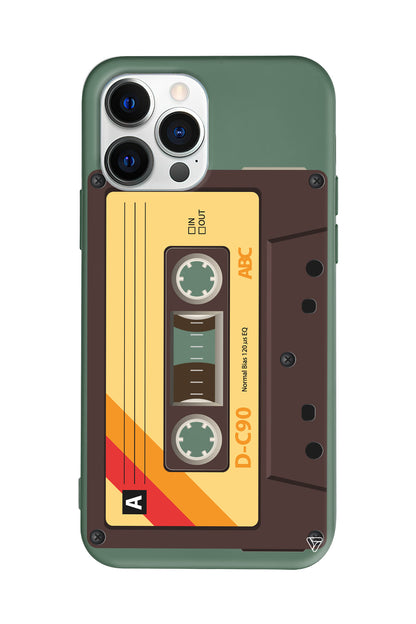 Awesome Kaset Lansman Model İçi Kadife Silikon Telefon Kılıfı