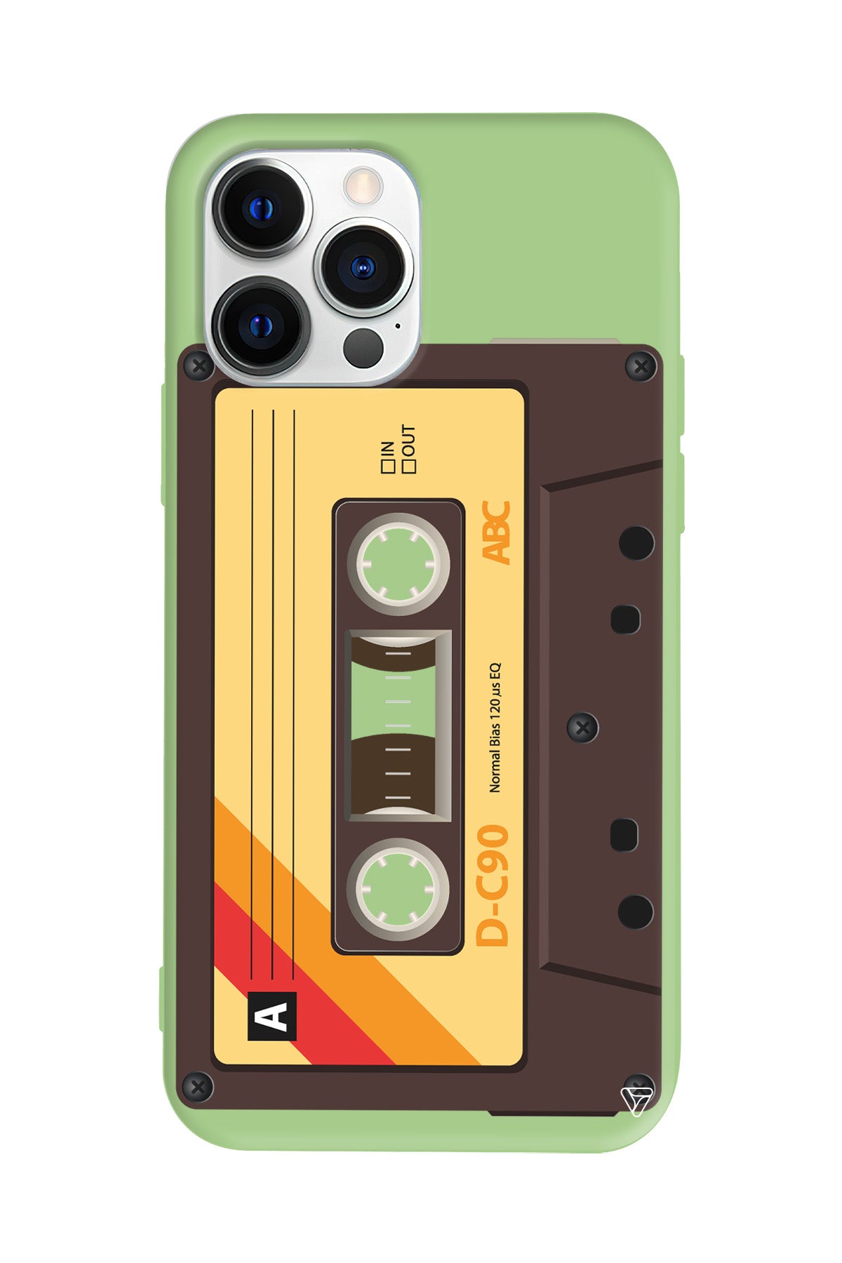 Awesome Kaset Lansman Model İçi Kadife Silikon Telefon Kılıfı