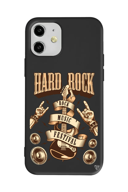 Hard Rock Lansman Model İçi Kadife Silikon Telefon Kılıfı