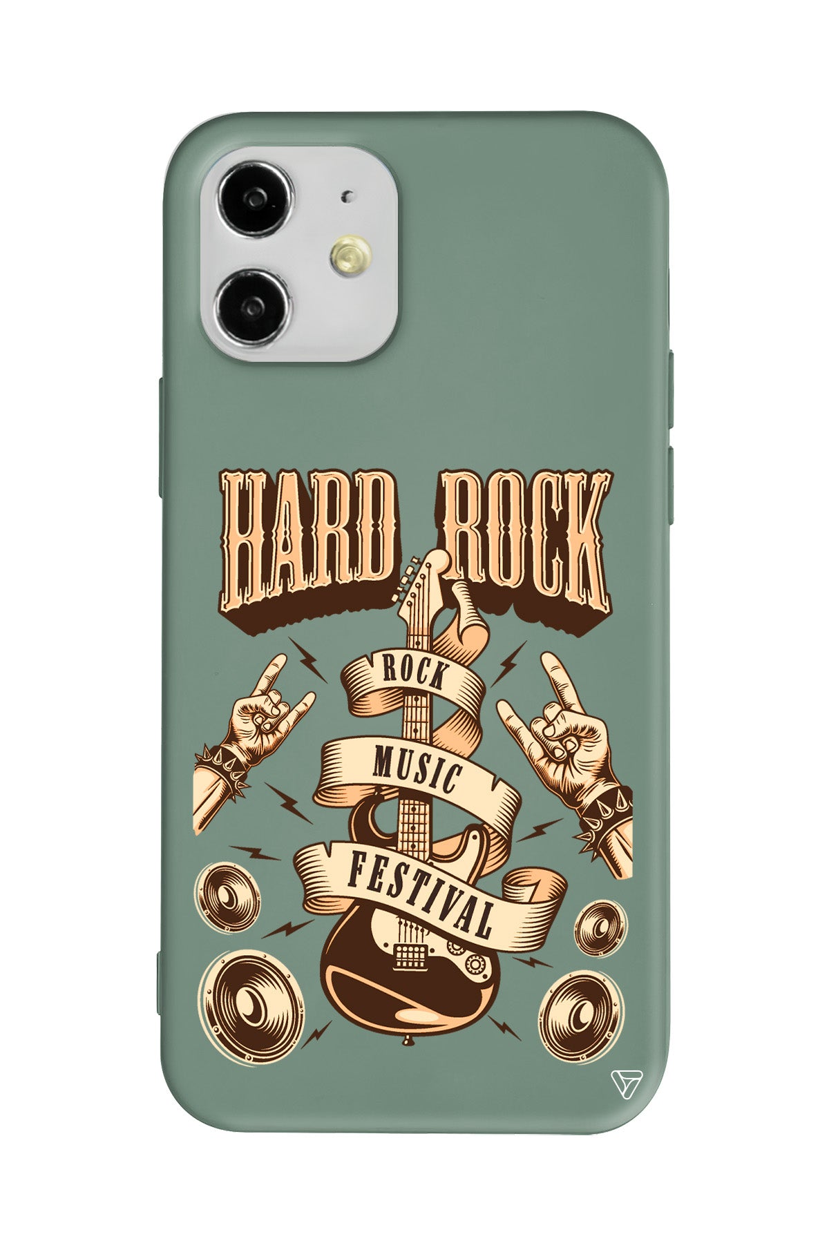 Hard Rock Lansman Model İçi Kadife Silikon Telefon Kılıfı