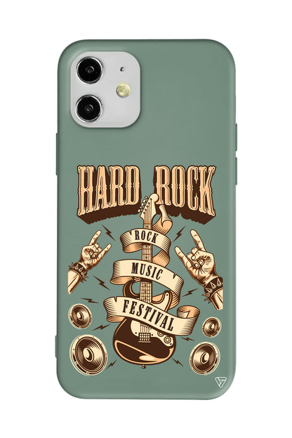 Hard Rock Lansman Model İçi Kadife Silikon Telefon Kılıfı