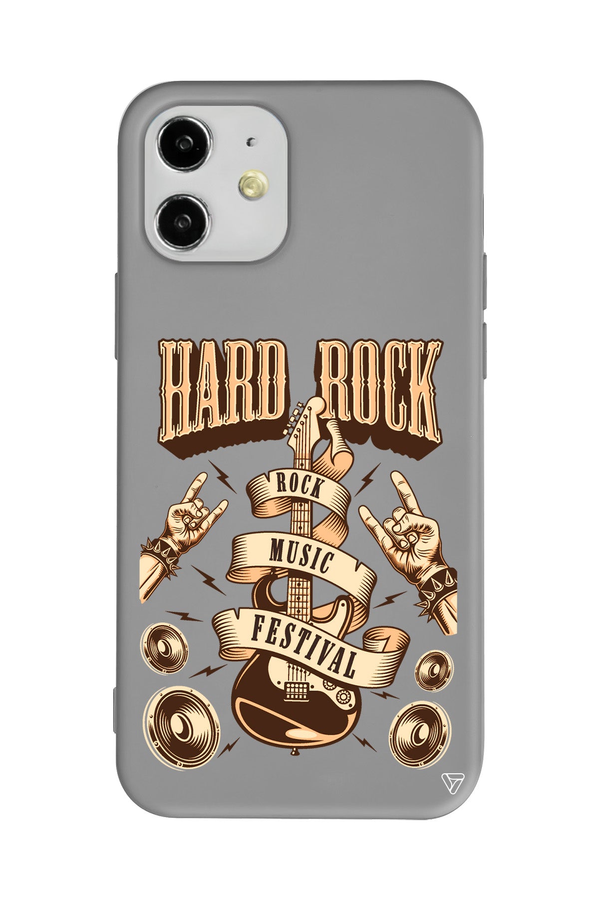Hard Rock Lansman Model İçi Kadife Silikon Telefon Kılıfı