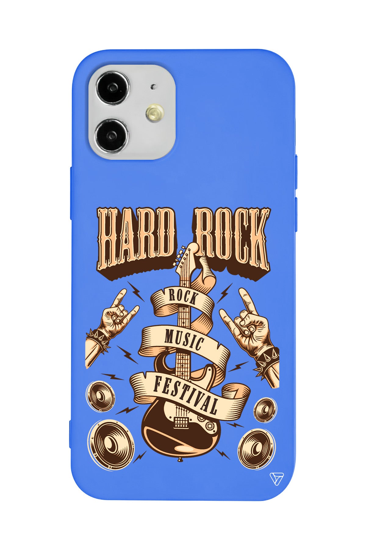 Hard Rock Lansman Model İçi Kadife Silikon Telefon Kılıfı