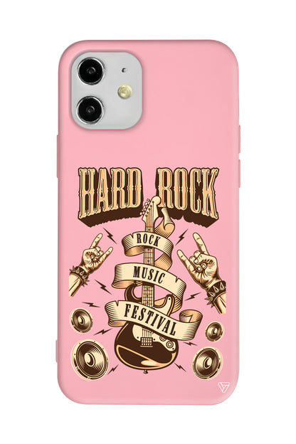 Hard Rock Lansman Model İçi Kadife Silikon Telefon Kılıfı