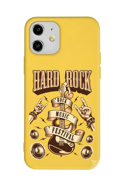 Hard Rock Lansman Model İçi Kadife Silikon Telefon Kılıfı