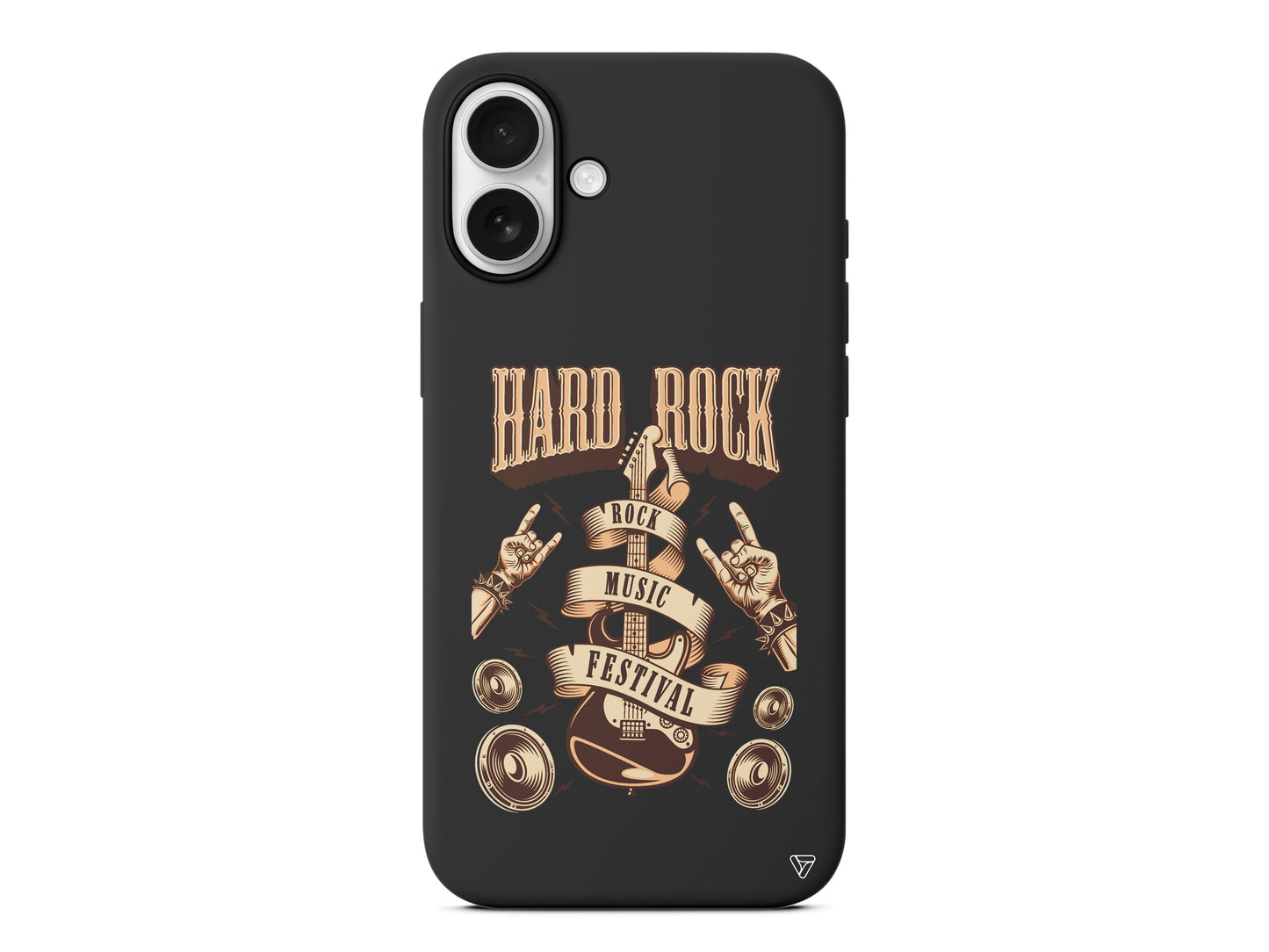Hard Rock Lansman Model İçi Kadife Silikon Telefon Kılıfı