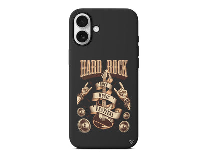 Hard Rock Lansman Model İçi Kadife Silikon Telefon Kılıfı – Plus Serisine Özel