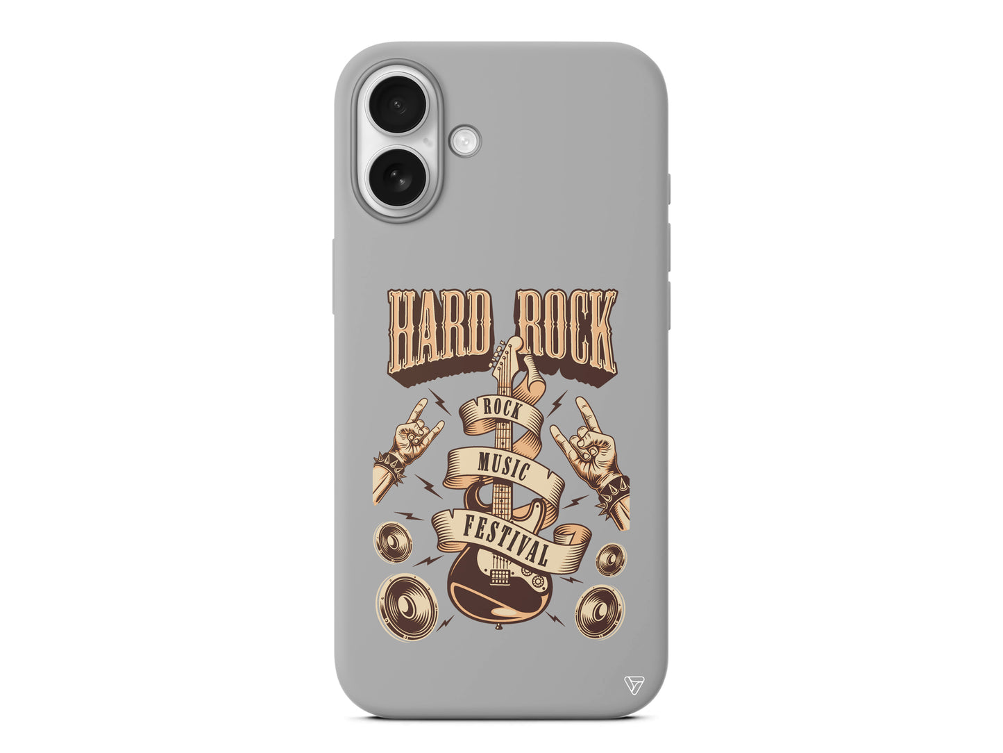 Hard Rock Lansman Model İçi Kadife Silikon Telefon Kılıfı