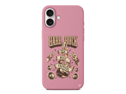 Hard Rock Lansman Model İçi Kadife Silikon Telefon Kılıfı – Plus Serisine Özel