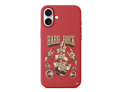 Hard Rock Lansman Model İçi Kadife Silikon Telefon Kılıfı – Plus Serisine Özel