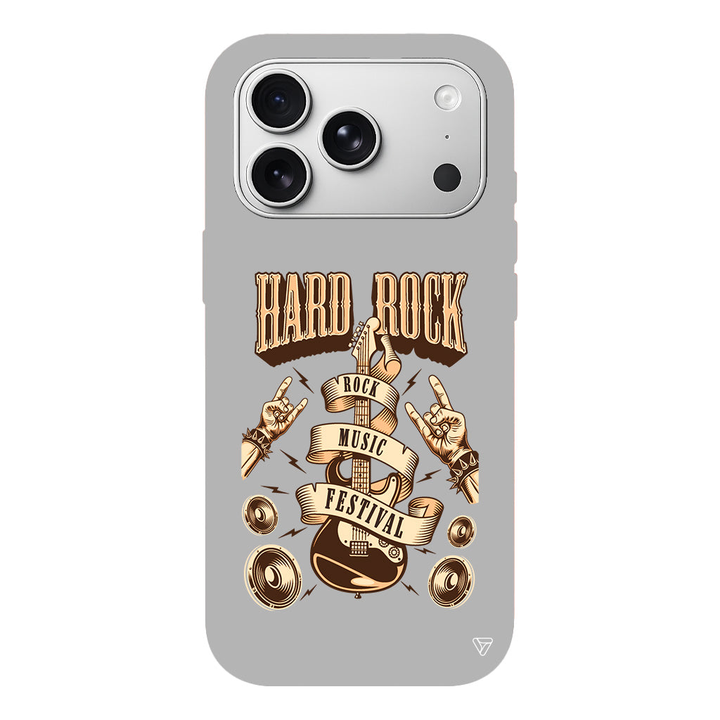 Hard Rock Lansman Model İçi Kadife Silikon Telefon Kılıfı
