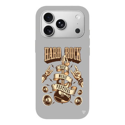 Hard Rock Lansman Model İçi Kadife Silikon Telefon Kılıfı