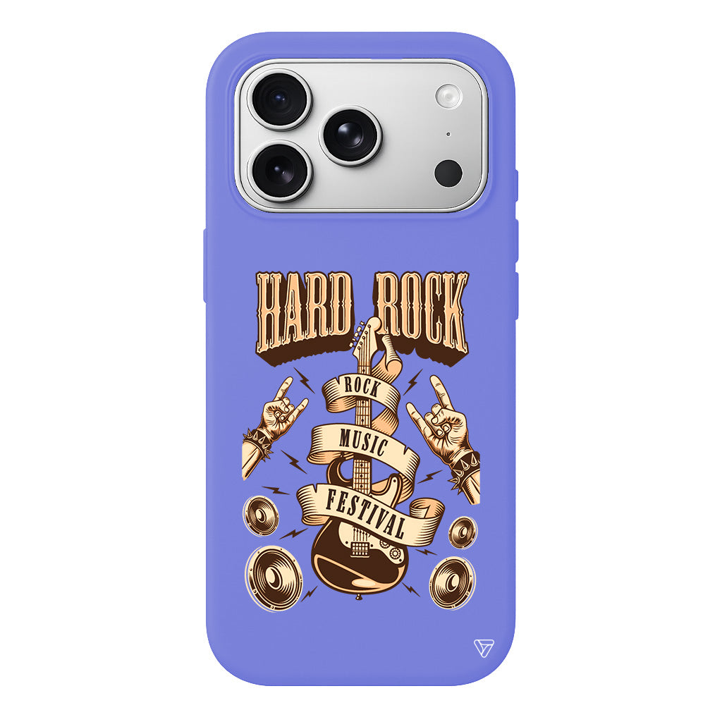 Hard Rock Lansman Model İçi Kadife Silikon Telefon Kılıfı