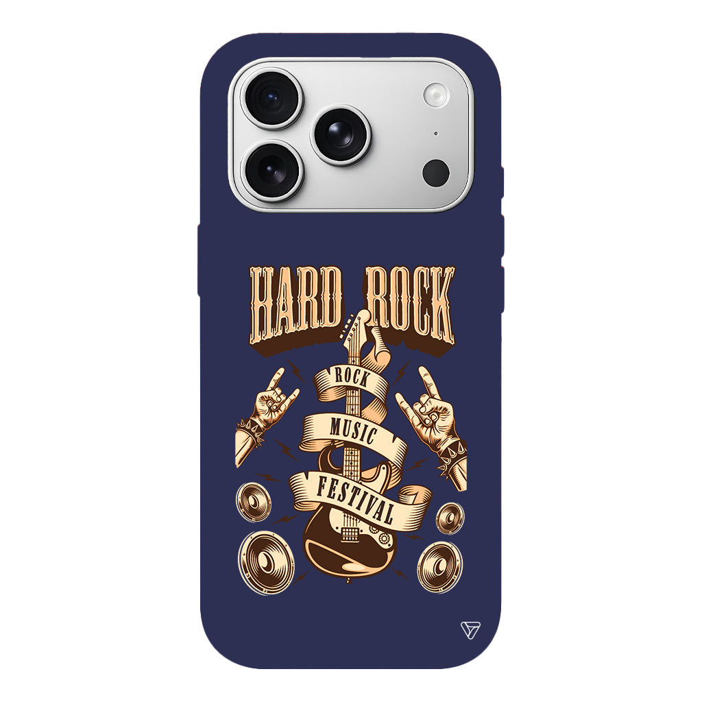Hard Rock Lansman Model İçi Kadife Silikon Telefon Kılıfı