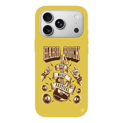 Hard Rock Lansman Model İçi Kadife Silikon Telefon Kılıfı