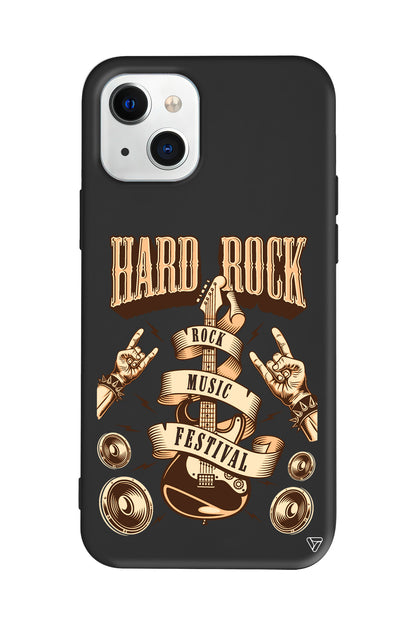 Hard Rock Lansman Model İçi Kadife Silikon Telefon Kılıfı