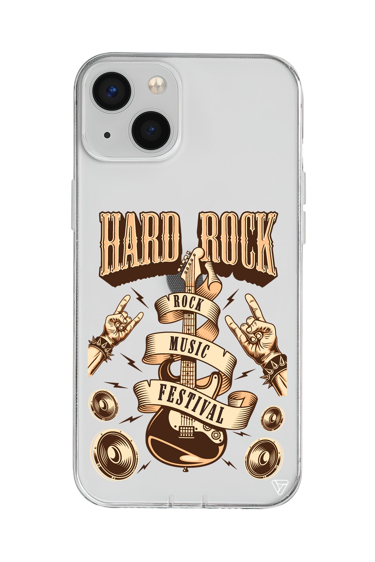Hard Rock Lansman Model İçi Kadife Silikon Telefon Kılıfı
