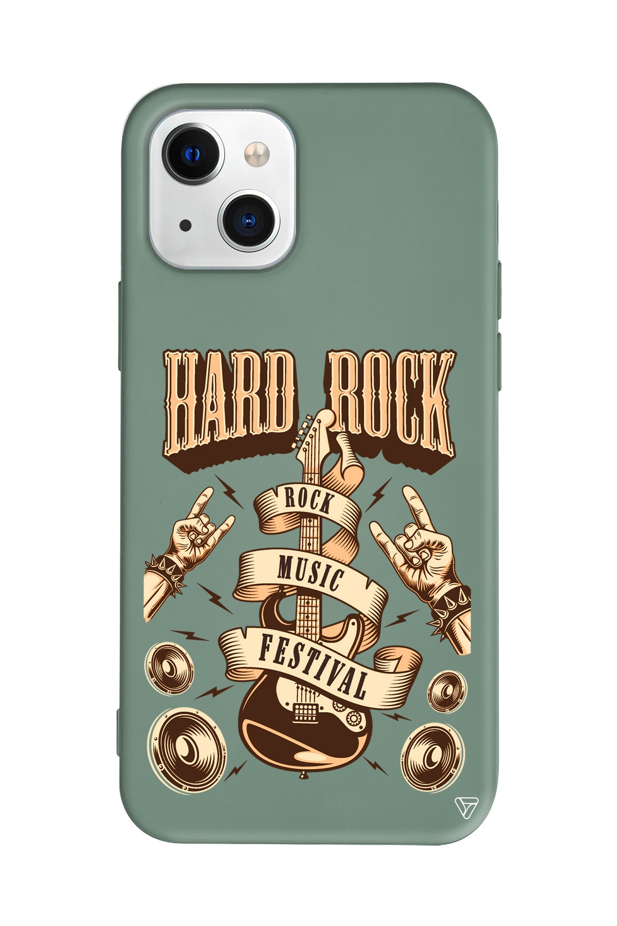 Hard Rock Lansman Model İçi Kadife Silikon Telefon Kılıfı