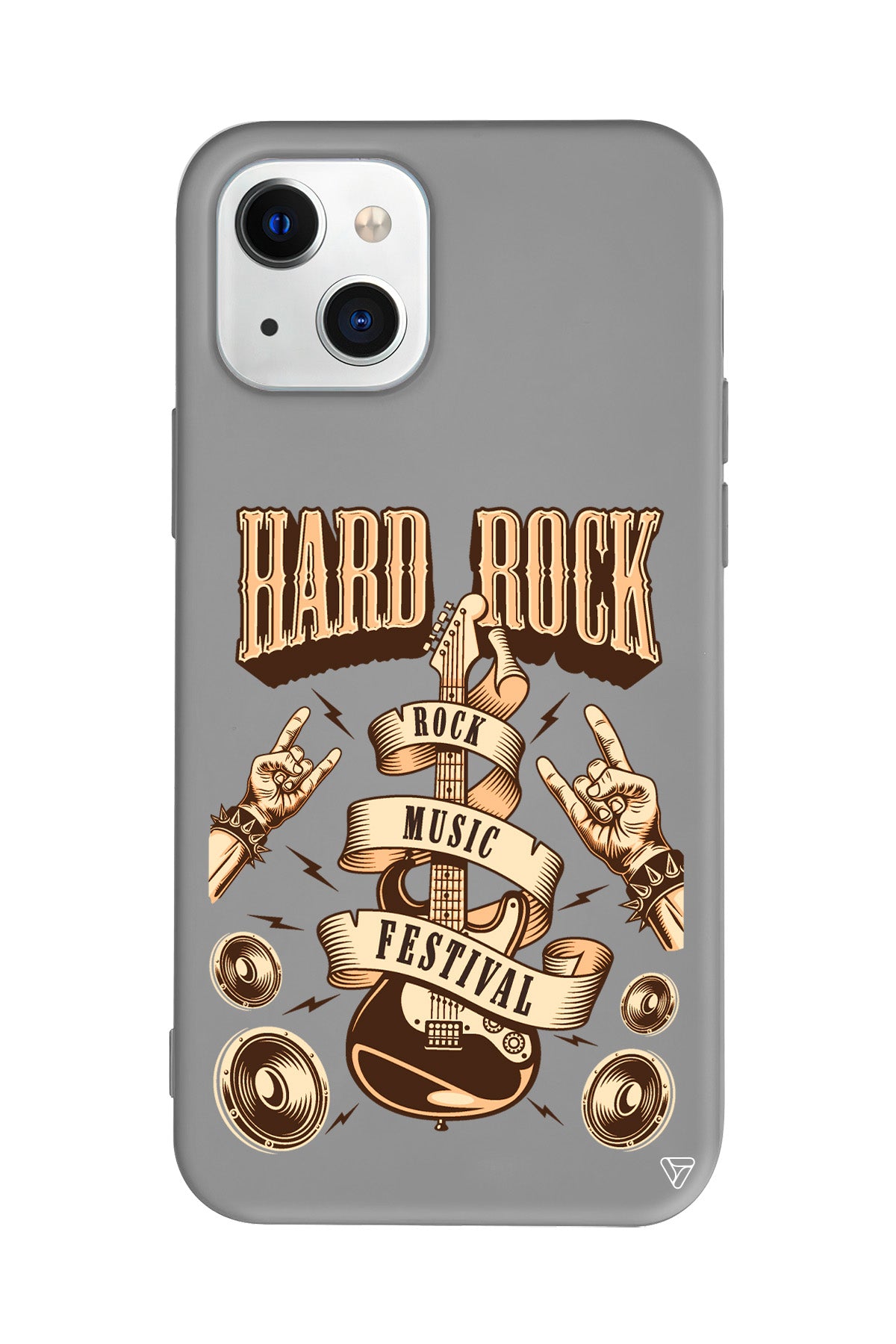 Hard Rock Lansman Model İçi Kadife Silikon Telefon Kılıfı
