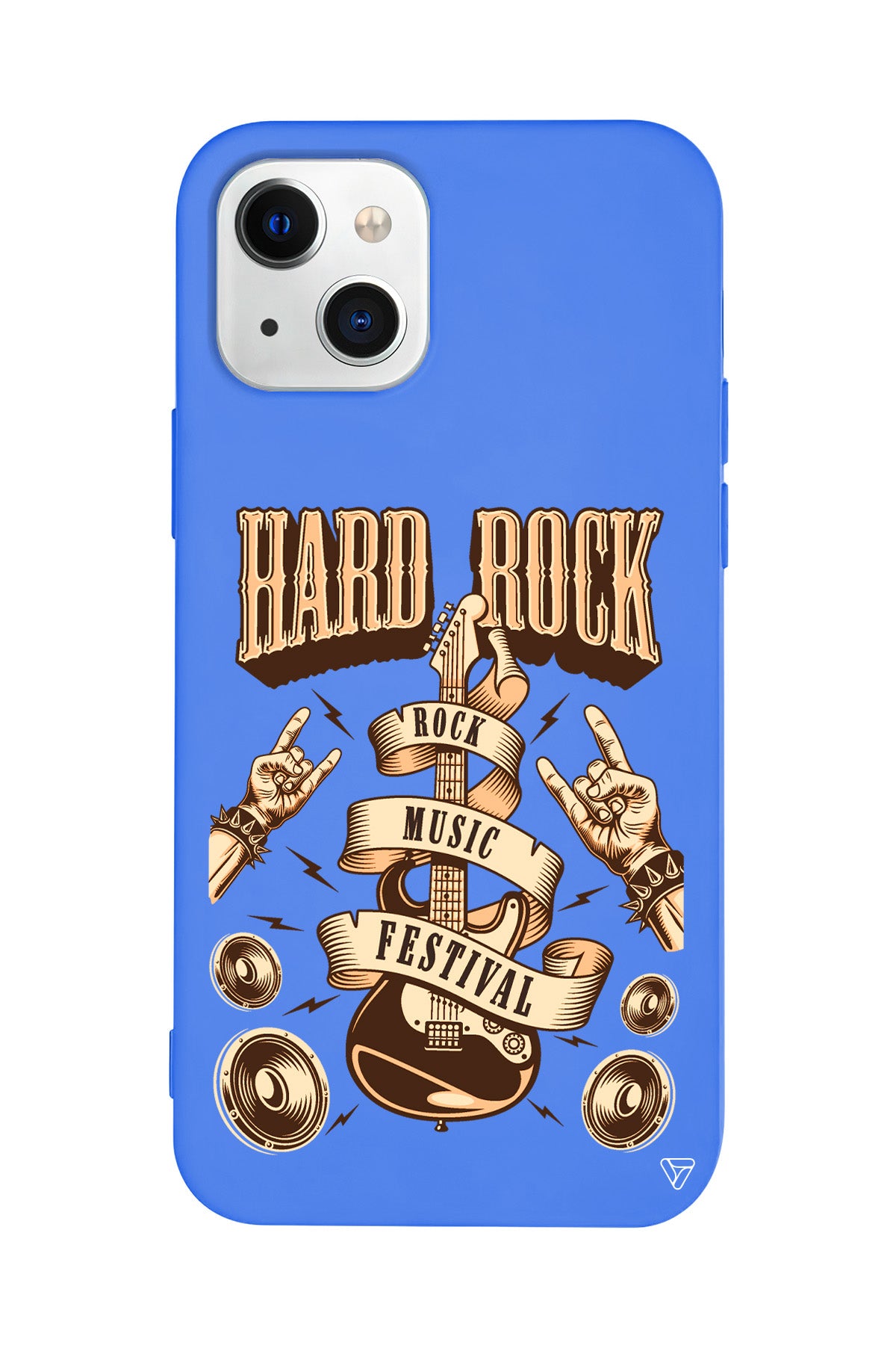 Hard Rock Lansman Model İçi Kadife Silikon Telefon Kılıfı
