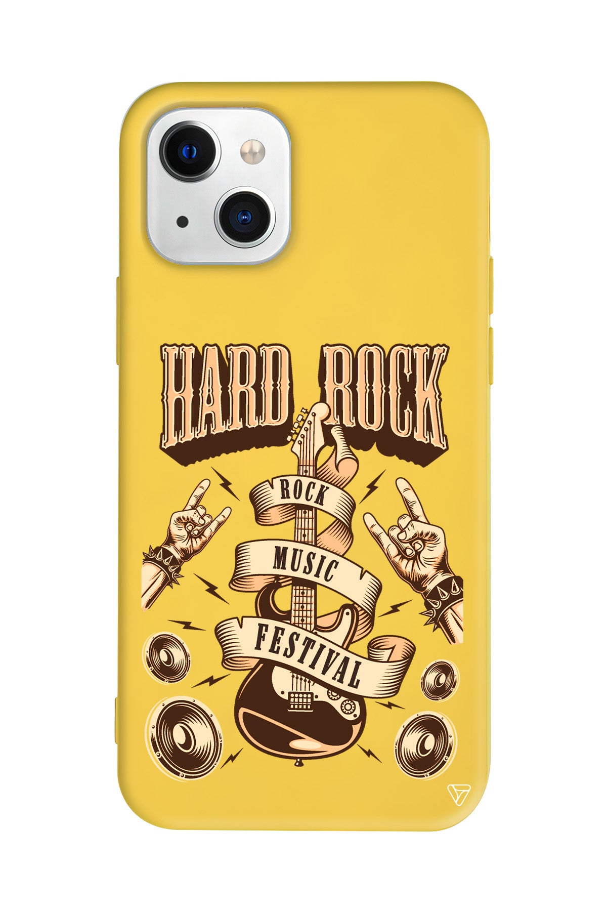 Hard Rock Lansman Model İçi Kadife Silikon Telefon Kılıfı