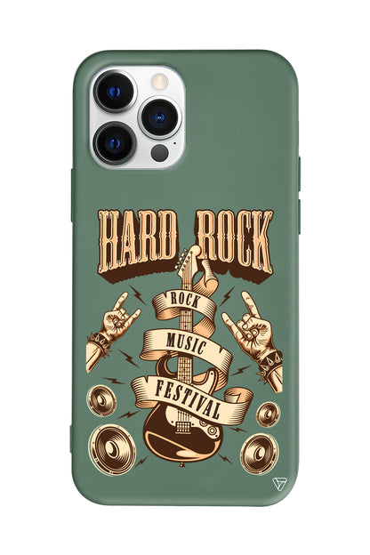 Hard Rock Lansman Model İçi Kadife Silikon Telefon Kılıfı