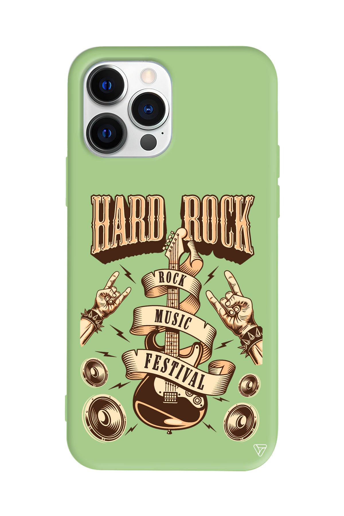 Hard Rock Lansman Model İçi Kadife Silikon Telefon Kılıfı