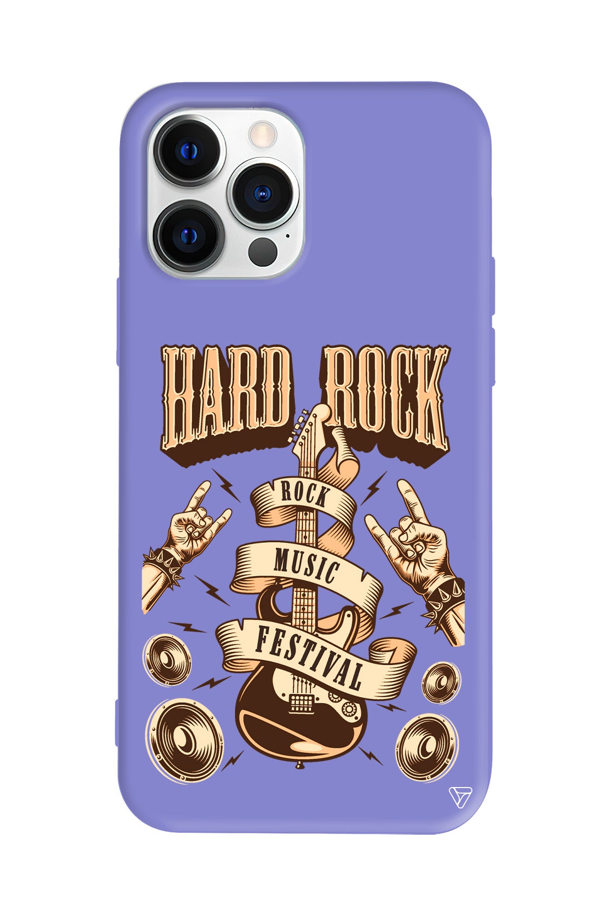 Hard Rock Lansman Model İçi Kadife Silikon Telefon Kılıfı