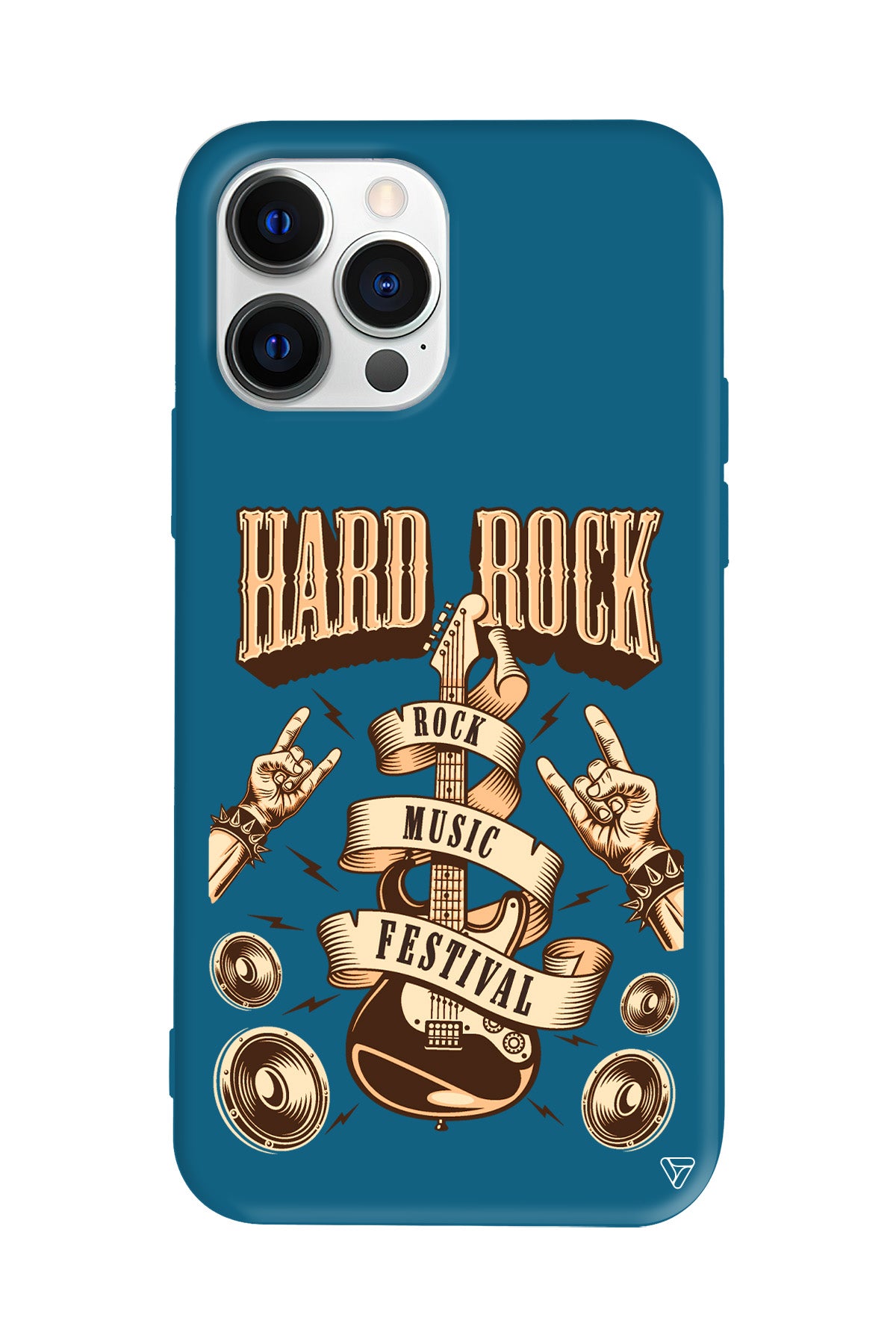 Hard Rock Lansman Model İçi Kadife Silikon Telefon Kılıfı
