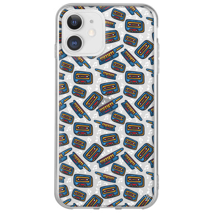 Kaset 2 Lansman Model İçi Kadife Silikon Telefon Kılıfı