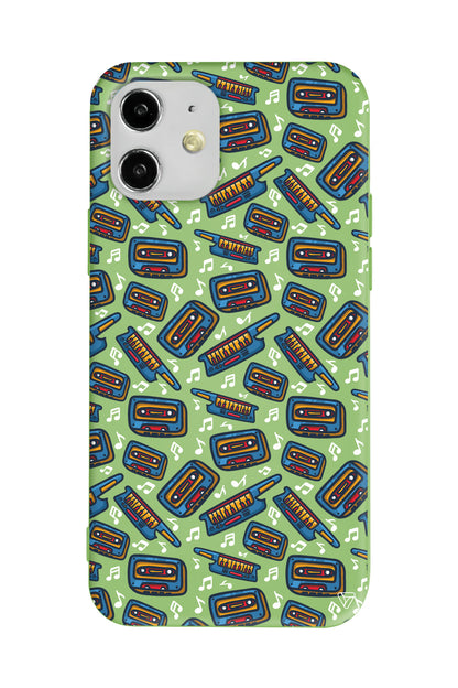 Kaset 2 Lansman Model İçi Kadife Silikon Telefon Kılıfı