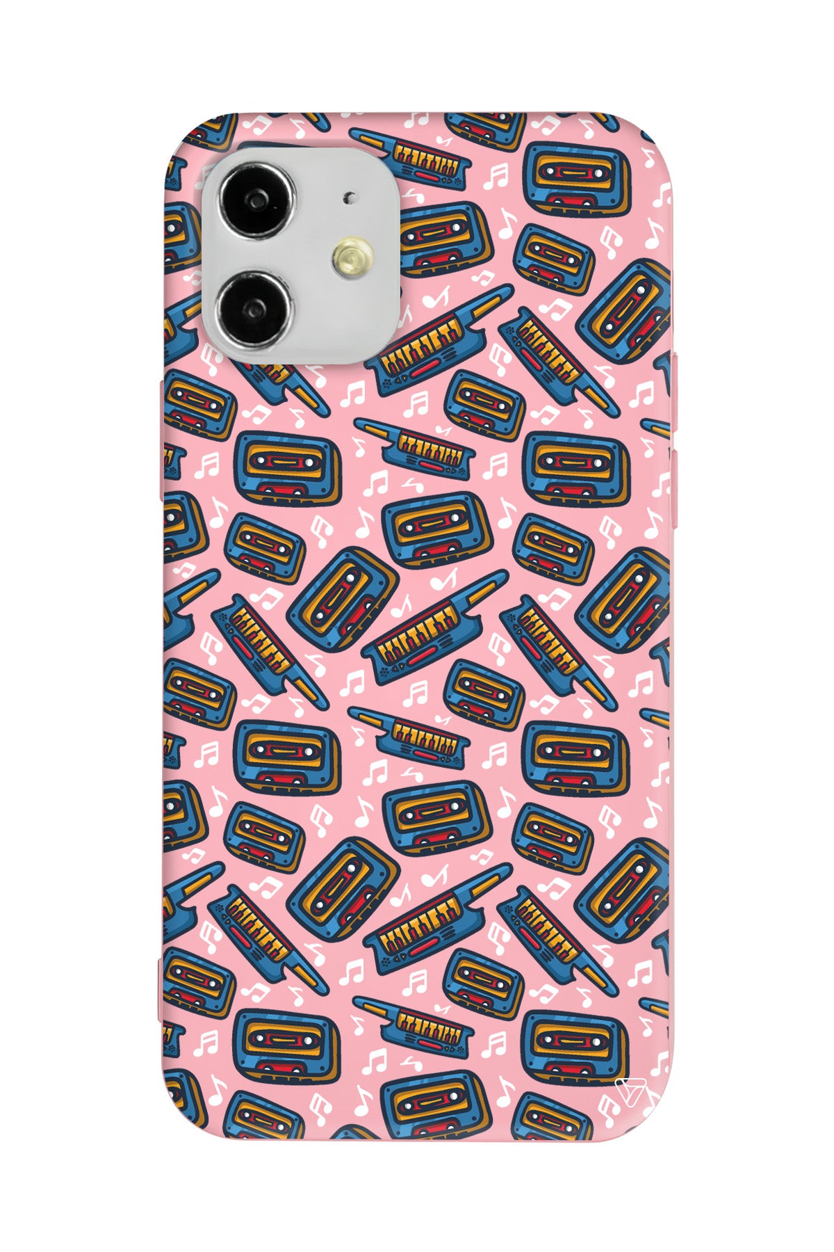 Kaset 2 Lansman Model İçi Kadife Silikon Telefon Kılıfı