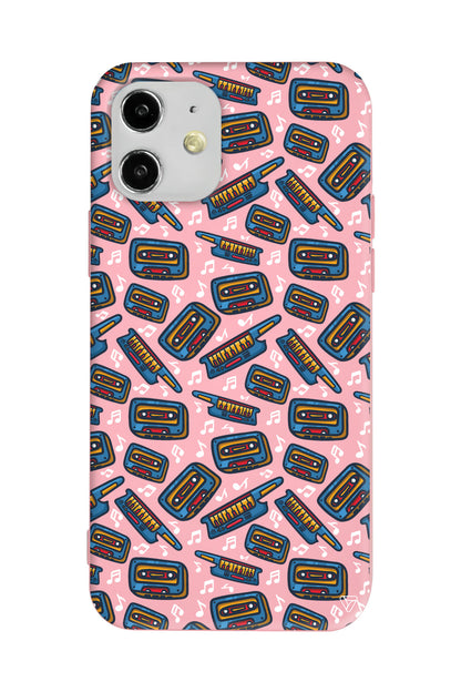 Kaset 2 Lansman Model İçi Kadife Silikon Telefon Kılıfı