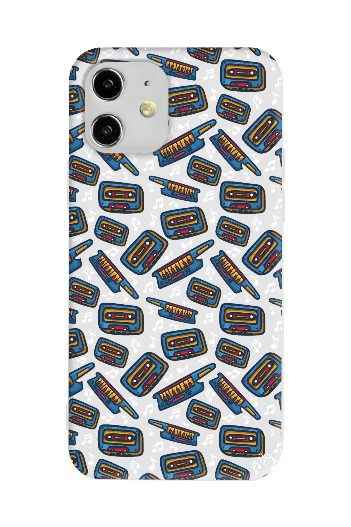 Kaset 2 Lansman Model İçi Kadife Silikon Telefon Kılıfı