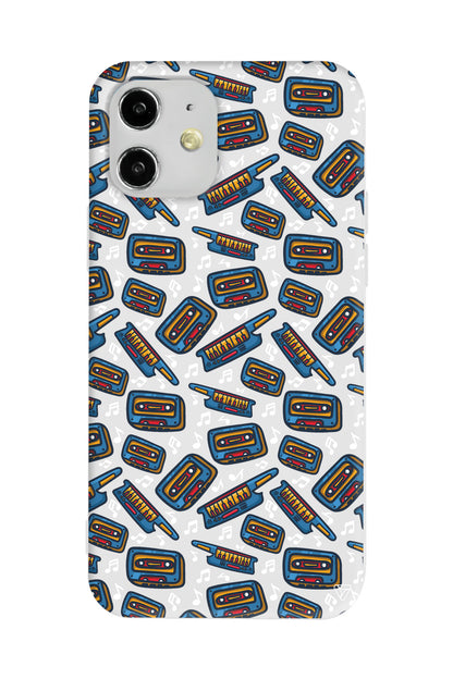 Kaset 2 Lansman Model İçi Kadife Silikon Telefon Kılıfı