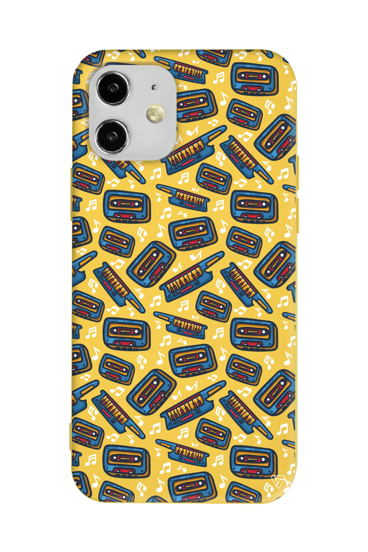 Kaset 2 Lansman Model İçi Kadife Silikon Telefon Kılıfı