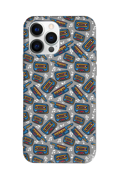 Kaset 2 Lansman Model İçi Kadife Silikon Telefon Kılıfı