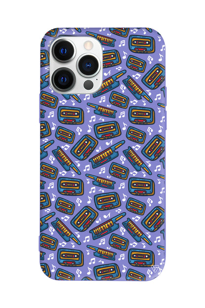 Kaset 2 Lansman Model İçi Kadife Silikon Telefon Kılıfı