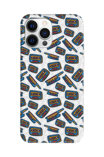 Kaset 2 Lansman Model İçi Kadife Silikon Telefon Kılıfı